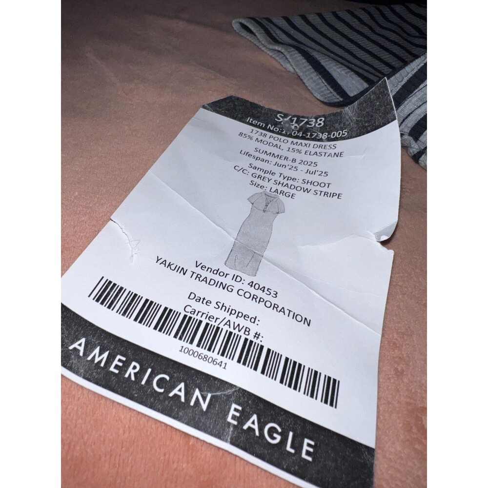 Offline By Aerie dark gray Ribbed Tank Dress Long Size XL EUC - Picture 2 of 5